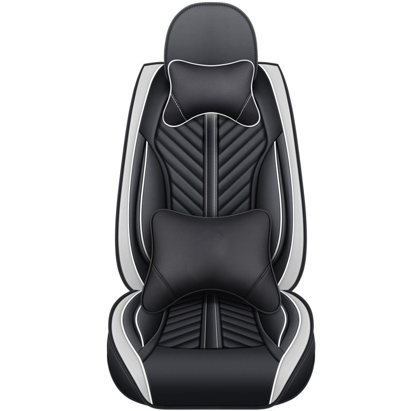 Huse auto Seat Luxury Negru + Alb