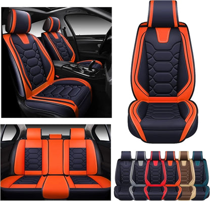 Huse auto Seat Royal Negre + Portocaliu