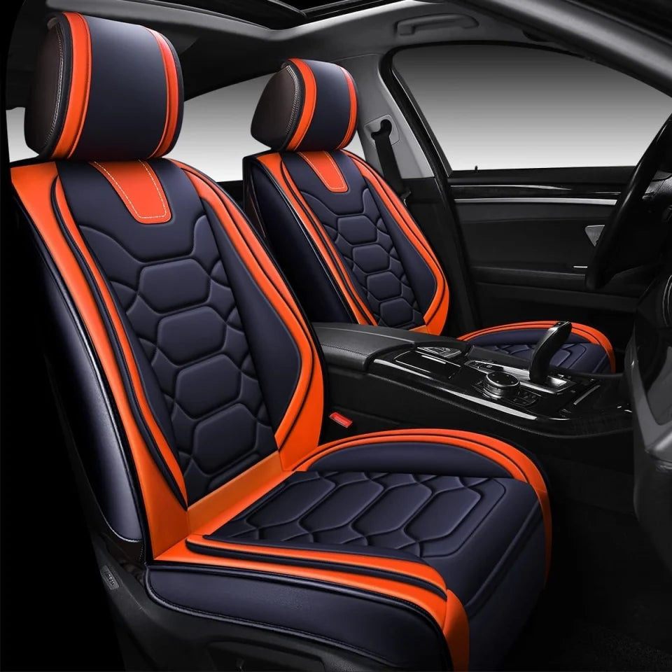 Huse auto Seat Royal Negre + Portocaliu