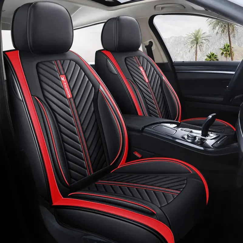 Huse auto Seat Luxury Negru + Rosu