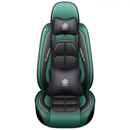 Huse auto Audi Style Negru + Verde