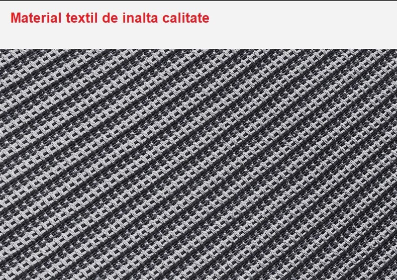 Huse auto Audi Textil + Piele Ecologica Negre + Alb